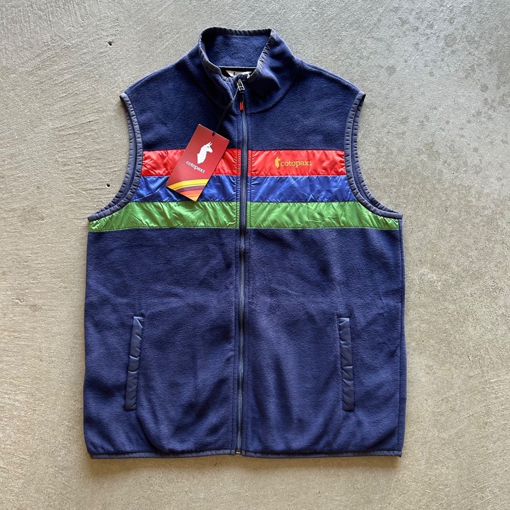 NWT Cotopaxi Teca Fleece Vest Mens Large Night Goggles JPMorgan Corporate